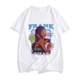 thumbnail image 1 of Frank-Camiseta de algodón puro de gran tamaño para hombre, camisetas de música rubia, ropa de calle de Hip Hop, camisetas casuales gráficas de verano Y2k, 1 of 4