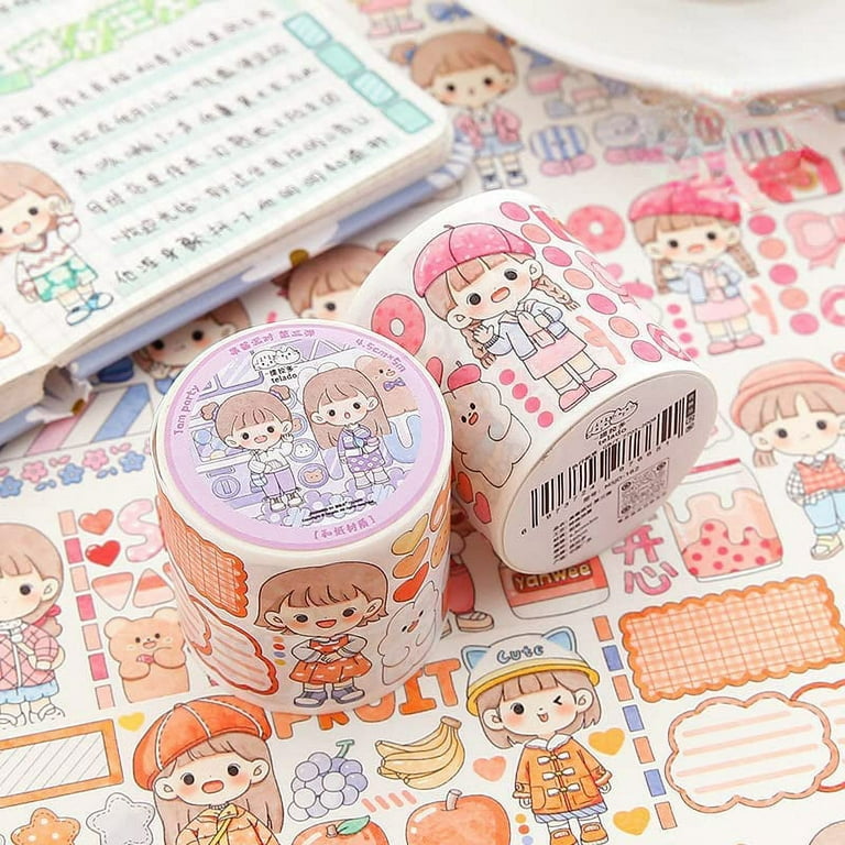 14 pcs/set Sweet Girly Life Washi Tape Stickers Set – The Kawaii