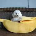 thumbnail image 2 of Pet Bed Banana Shape Nest ,Winter Warm Cat House Dog Bed , Comfortable and Breathable, 2 of 5