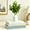 Blue, variant on FIASON 3-Piece Black Faux Decorative Books Set with Built-in Storage, Gold Foil Linen Fake Book Stack with White Vase & Artificial Eucalyptus, Modern Minimalist Coffee Table Office Shelf Decor