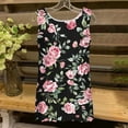 thumbnail image 4 of Rciityk Womens Tank Tops Dressy Casual Sleeveless Tunic Shirts Summer Tops Crew Neck Floral Print Loose Fits Blouses, 4 of 5