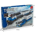 thumbnail image 3 of Technic Ensemble de Construction de Locomotive de Train, Modèle de Locomotive de Train MOC avec Scène de Voie de Train, Ensemble de Blocs de Construction d'Assemblage Bricolage 1008 Pcs, 3 of 5