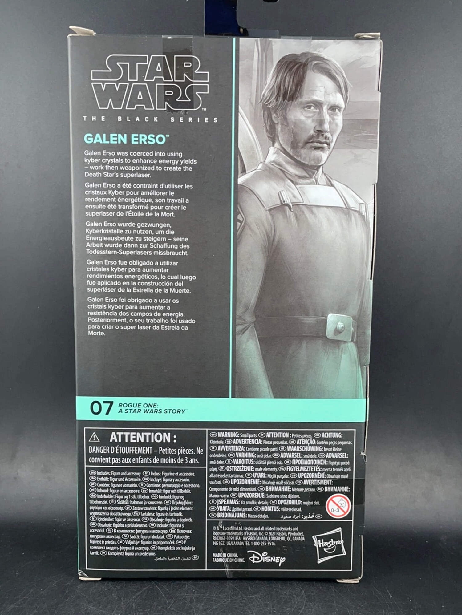 Hasbro Star Wars Black Series Galen Erso 6" Action Figure, Multicolor