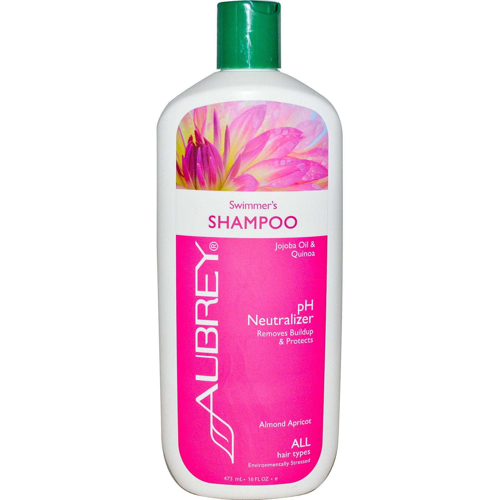 Aubrey Organics Swimmer s Shampoo pH Neutralizer All Hair Types 16 fl