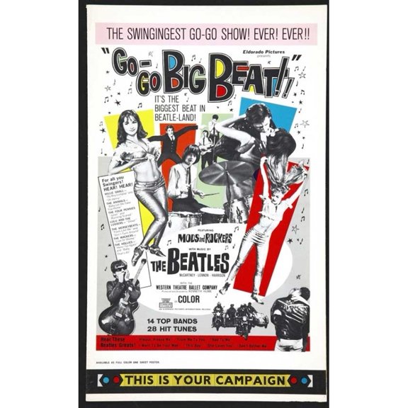 Posterazzi MOVIB38204 Go-Go Bigbeat Movie Poster - 27 x 40 in.