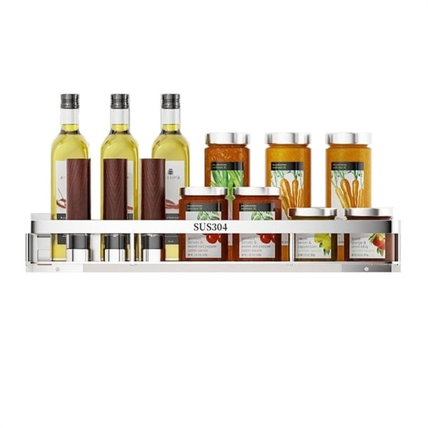 Organizador de ducha adhesivo for baño, estantes de ducha de pared de acero inoxidable sin perforaciones