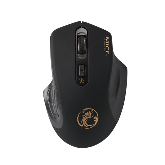 EGNMCR Mouse, Gaming Mouse Imice E-1800 For Laptop PC Wireless USB Receiver Mouse Game Mice Wireless Gaming
