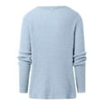 thumbnail image 5 of Womens Sweaters, V Neck Sweaters for Women, Winter Coarse Knit Pullover, Long Sleeve for Daily, 5 of 5