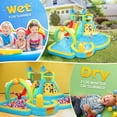 thumbnail image 7 of Ktaxon Inflatable Bounce House with Water Bucket, Rainbow Sprinklers, Water Slide Bounce House With Blower, Inflatable Water Slide Park for Party, Backyard, Lawn, 7 of 7