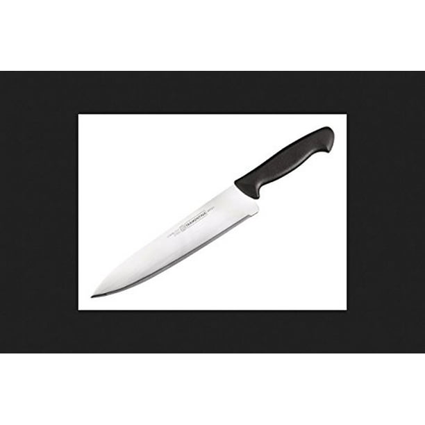 Tramontina Plastic Handle Cook'S Knife 8" Carbon MicroSerrated Carded