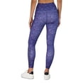 thumbnail image 2 of Reebok Women's Printed High Rise 7/8 Leggings with 25" Inseam and Side Pockets, 2 of 4