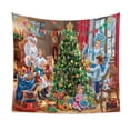 thumbnail image 5 of Tapiz de fondo estilo tela colgante decoración de habitación tela colgante tapiz navideño, 5 of 5