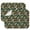 Cute Flo, variant on 2pcs Tribal Folk Style Drying Mat Colorful Vintage Floral Absorbent Microfiber Pad, 3-Layer Thick & Reusable for Dishes, Heat Protection, Compact Foldable Design