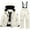 z51101_a-Beige, variant on Baby Toddler Snowsuit Winter Zipper Puffer Coat Jacket Snow Pants Bib Winter Boys Girls Two Piece Outfit Snow Suit(z51101_e-Black, 12-24 Months)