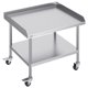 thumbnail image 1 of Mesa de trabajo de acero inoxidable VEVOR, 76 x 91 x 76 cm, mesa de preparación de alimentos comercial con 4 ruedas, protector contra salpicaduras de 3 lados, resistente, mesa de trabajo de metal, 1 of 9
