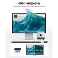 thumbnail image 4 of Dock Stand ORICO MiniDock Mac mini M4 Hub de aluminio 10 en 1, 4 of 5
