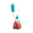 thumbnail image 1 of Silicone Bottle Brush Cleaning Brush Special Draining Rack for Newborn Baby Long Handle Rinse Nipple Cleaning Set B, 1 of 5
