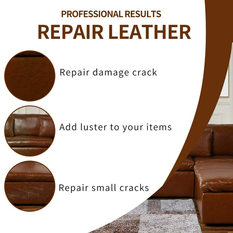 JPLZi Leather And Vinyl Repair Kit - Furniture Couch Car Seats Sofa Jacket  