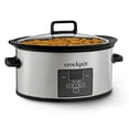 thumbnail image 1 of Crock-Pot Mijoteuse Numérique à Compte à Rebours en Acier Inoxydable, 6-Quart, 1 of 5