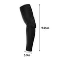 thumbnail image 3 of Arghm Honeycomb Elbow Guard,Spandex Sports Arm Sleeve for Basketball,Cycling,9x5.9in,Joint Collision Avoidance Protector,Sun Protection Sleeve, 3 of 7
