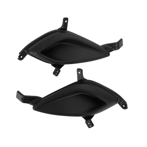Front Left Front Right Fog Light Grill No.865643Y000/865633Y000 Front Lower Bumper Fog Light Cover Inserts for Hyundai Elantra 11-13 Black ABS 1 Pair