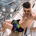 thumbnail image 2 of luoweisi Men's Beach Shorts Quick Dry Swim Trunks with Mesh Lining Frog M, 2 of 5