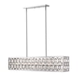thumbnail image 4 of Z-Lite Dealey 7 Light Clear Crystal Steel Island Pendant in Chrome, 4 of 7