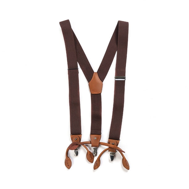 Accesorios para pantalones con tirantes, tirantes desmontables y ajustables