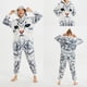 thumbnail image 2 of Pijamas de franela con capucha para hombre y mujer, ropa de dormir con dibujos de animales, Unicornio, Stitch, Kugurumi, Onesies de Navidad, 2 of 4
