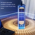thumbnail image 3 of Tower Fan, ABS Oscillating Tower Desk Fan 10.6in  for Office, 3 of 7