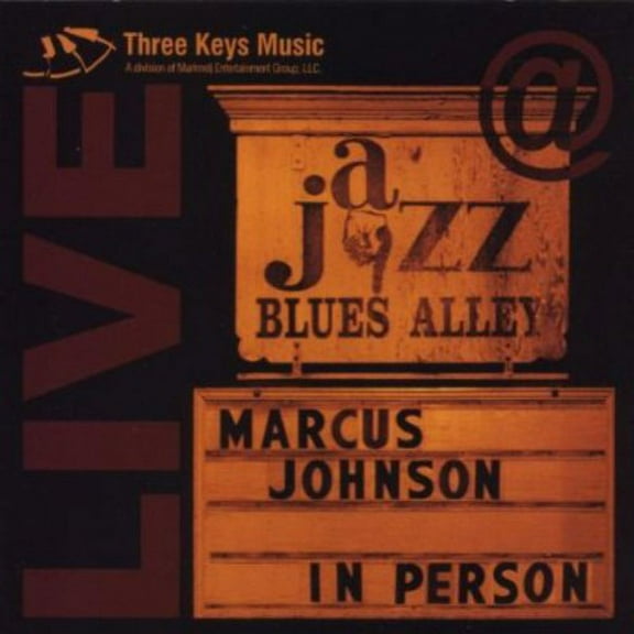 Marcus Johnson - In Person: Live at Blues Alley - Jazz - CD