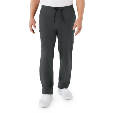 

ave. Unisex Clinton Straight Leg Six Pocket Cargo Scrub Pant in Charcoal XS Tall