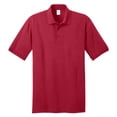 thumbnail image 5 of Yellow Rooster Men's Core Blend Jersey Knit Polo Red 6XL, 5 of 6