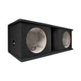 thumbnail image 5 of QPower Dual 10 Inch Horn Ported Subwoofer Box Enclosure, 5/8 Inch MDF, Black Carpet, 5 of 7