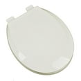 thumbnail image 1 of Plumbing Technologies  Premium Plastic Round Front Toilet Seat - Biscuit & Linen, 1 of 1