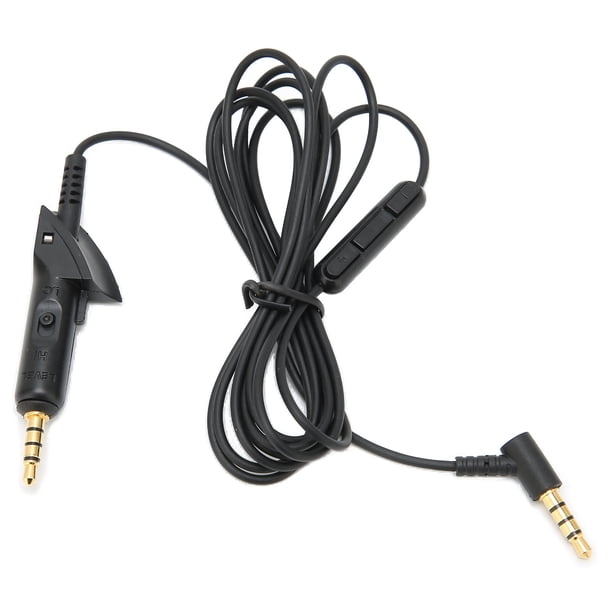Cable de cable de audio, cables de extensión de audio de reemplazo fácil de reemplazo conveniente parauriculares qc15