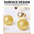 thumbnail image 6 of Holloyiver 24Pcs Christmas Balls Ornaments for Xmas Christmas Tree, 3 Style Shatterproof Christmas Tree Decorations Hanging Ball for Holiday Wedding Party Decoration, 1.18"/3CM, 6 of 9