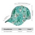 thumbnail image 2 of Picia Alapaca in Boho pattern Trucker Low Profile Hat Men Women Baseball Cap Dad Hat Adjustable Unconstructed Plain Cap, 2 of 9