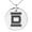 Silver, variant on Stainless Steel Letter D Initial Empire Monogram Engraved Small Medallion Circle Charm Pendant Necklace