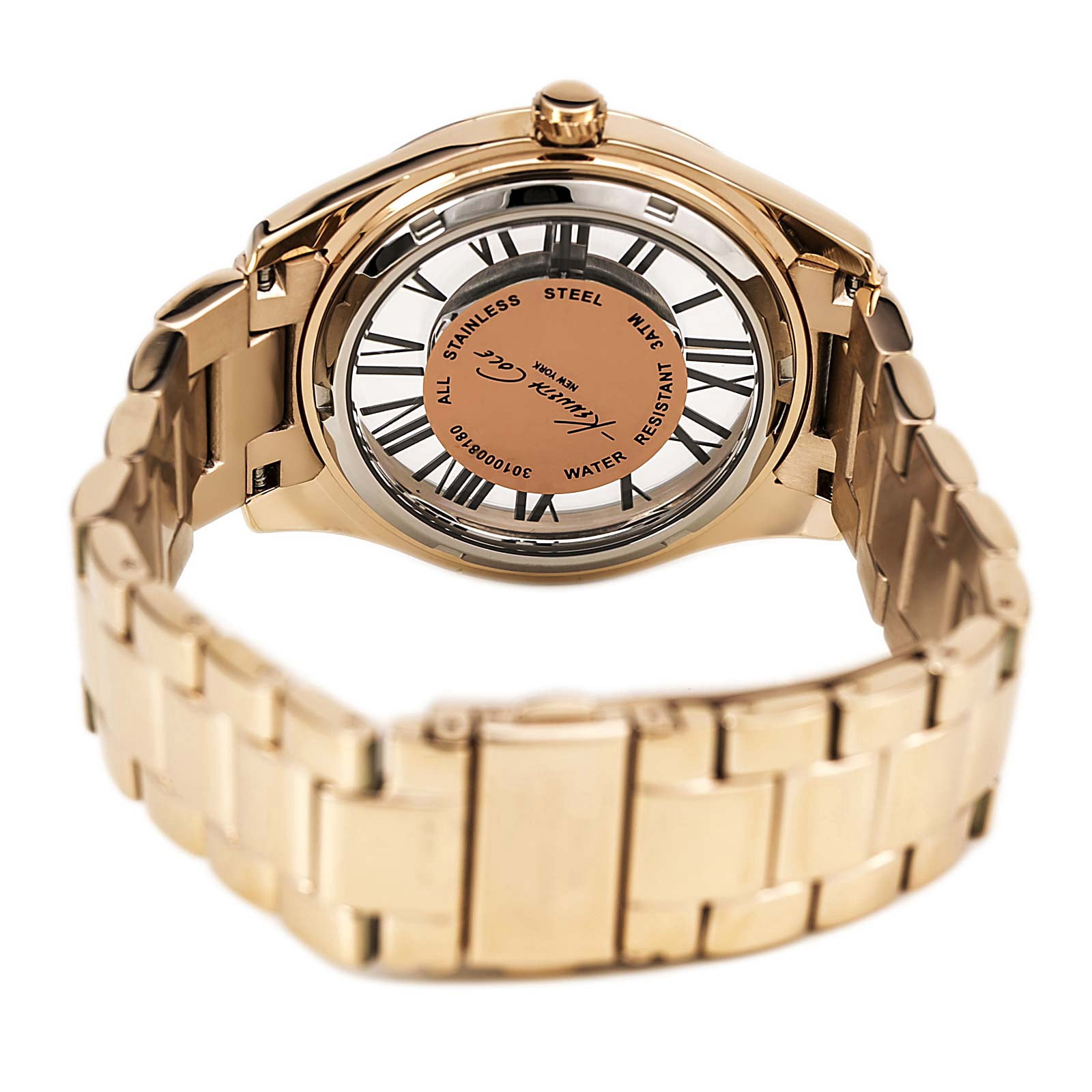 KENNETH COLE LADIE\'S ROSE GOLD CRYSTALS SECOND DIAL WATCH KC4791 Kenneth Cole Ladies Mother of Pearl Dial Rose Gold and  main image 2