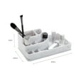thumbnail image 5 of Simplify 8 Section Cosmetic and Jewelry Holder Makeup Organizer in Marble, 5 of 6