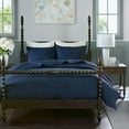 thumbnail image 2 of Madison Park Signature Serene Cotton 3 Piece Coverlet Sets (Full/Queen 92x96, Blue), 2 of 5