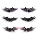 thumbnail image 1 of Pestañas Glamnetic, Pestañas con Color, Pestañas de Visón, Pestañas para Extensiones de Pestañas de Maquillaje - 3 Pares, 1 of 5