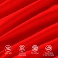thumbnail image 6 of Elegant Comfort Hotel Luxury Microfiber 4-Piece Pillowcase Set, Queen, Ruby Red, 6 of 7