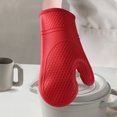 thumbnail image 3 of Silicone Oven Mitts And Pot Holders Set Heat Resistant Insulation Gloves Kitchen Utensil for Cooking Baking BBQ, 3 of 7