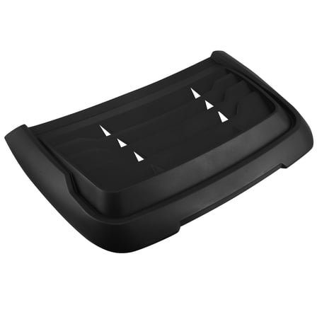 Raindrops Car Hood Vent Scoop Black Decorative Air Flow Intake Vent Cover for Vehicle Exterior