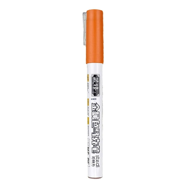 Siruishop DIY Paint Model Pen Marker Pen for Model Vehicles Model Cars Crafts Orange