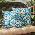 thumbnail image 4 of Coastal Ikat 17 x 17 in. Outdoor Accent Pillow, Set of 2, 4 of 6
