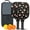 Pioneer Flower Floral-1, variant on Pickleball Paddles Set,Pioneer Flower Floral Print Pattern Fiberglass Surface Pickleball Racket Set with 2 Indoor Outdoor Pickleball Balls and Pickleball Bag,Pickle-ball Equipment