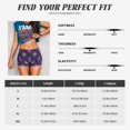 thumbnail image 2 of Running Shorts for Women, Flamboyant Colorful Owls Yoga Gym Athletic Biker Workout Shorts, Seamless Scrunch Short for Women, 2 of 7